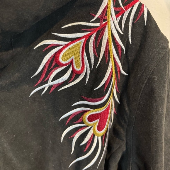 Vintage Bob Mackie Embroidered Rooster Art to Wear Jacket Size 1X - Picture 11 of 14